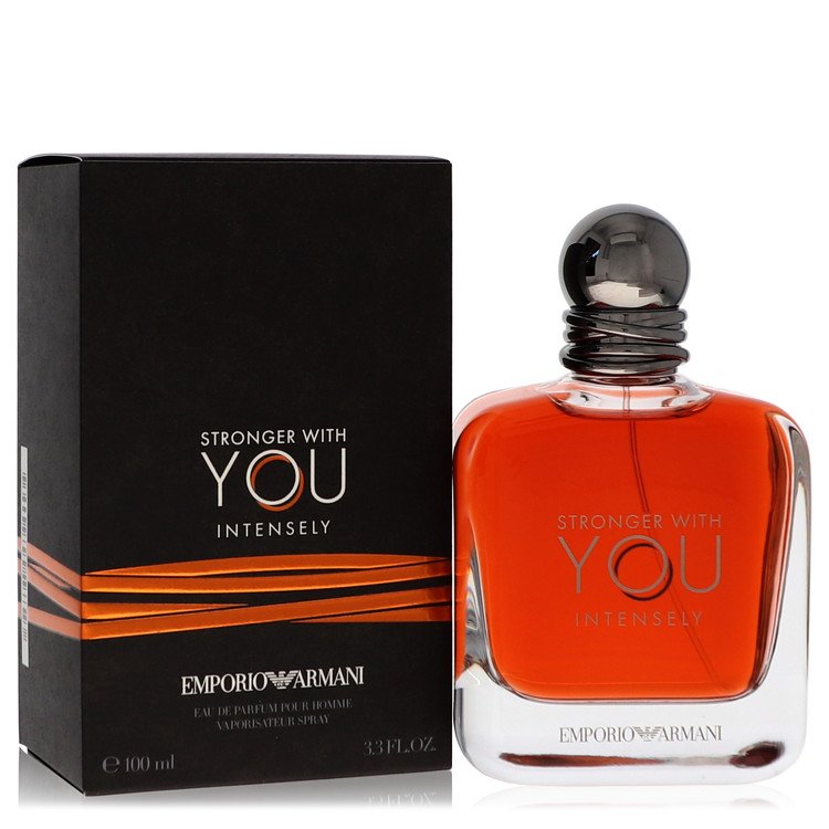 Emporio Armani Stronger With You Intensely EDP fragrance bottle