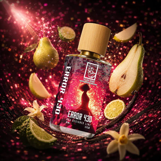 The Dua Brand Error 430 fragrance bottle