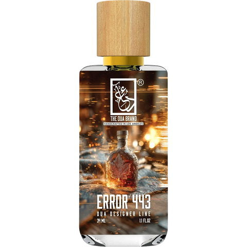 The Dua Brand Error 443 fragrance bottle