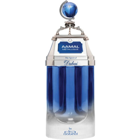 The Spirit of Dubai Aamal Metallique fragrance bottle