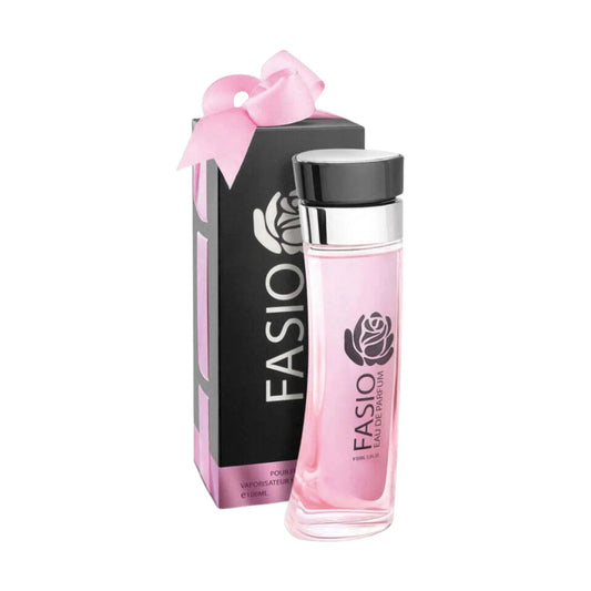 Fasio Essence EDP fragrance bottle