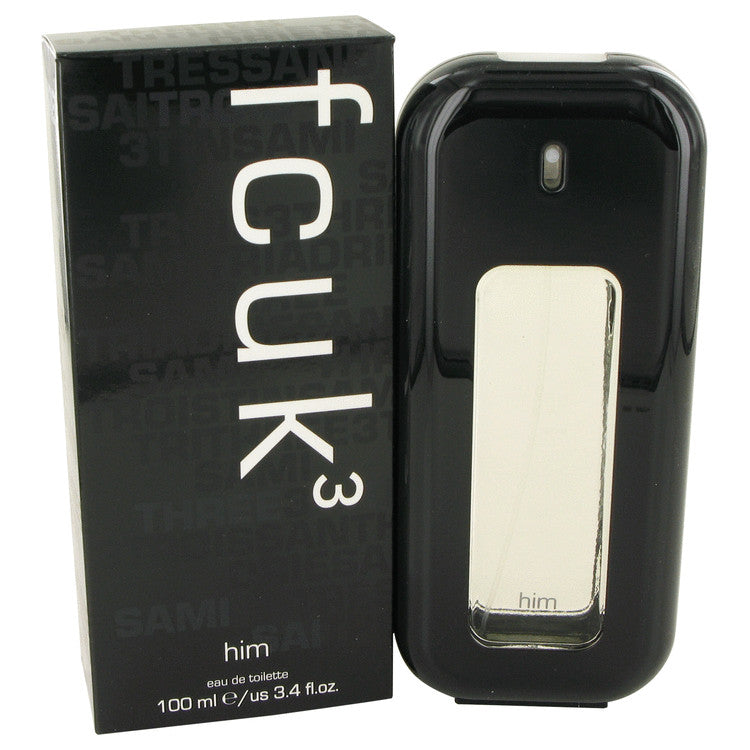 Fcuk 3 EDT fragrance bottle