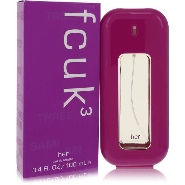 Fcuk 3 EDT fragrance bottle