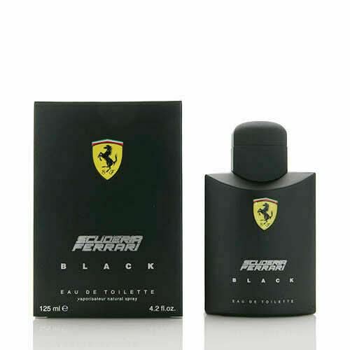 Ferrari Scuderia Black EDT fragrance bottle