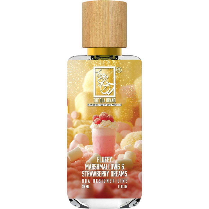 The Dua Brand Fluffy Marshmallows & Strawberry Dreams fragrance bottle