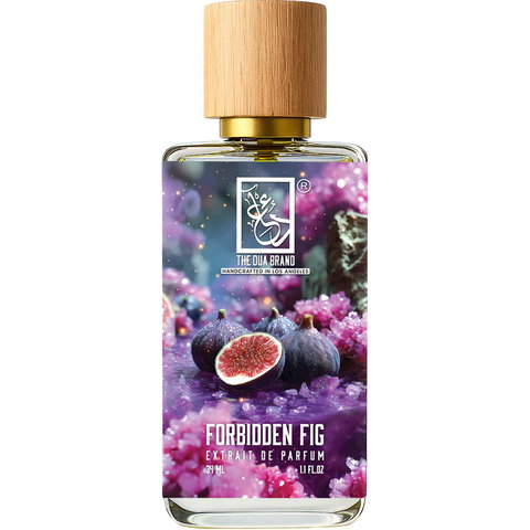 The Dua Brand Forbidden Fig fragrance bottle