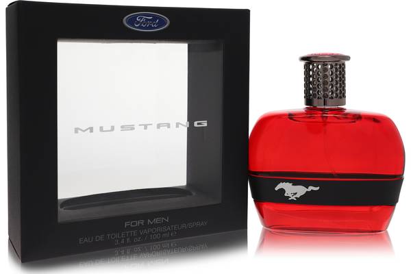 Ford Mustang Red EDT fragrance bottle