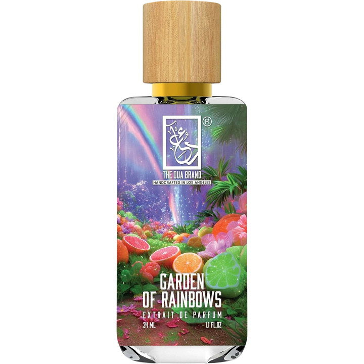 The Dua Brand Garden of Rainbows fragrance bottle