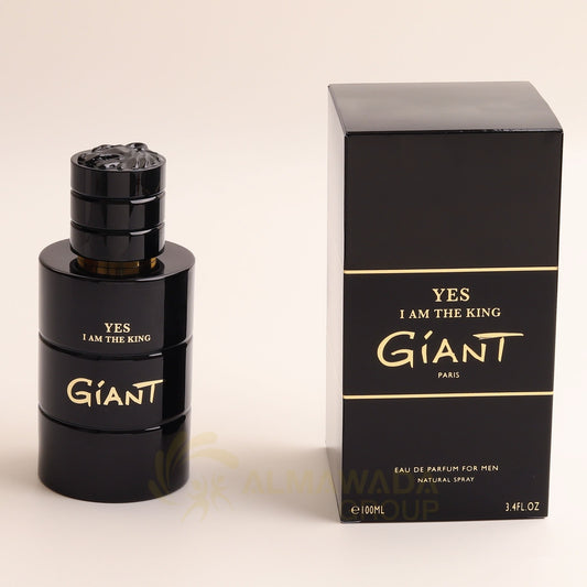 Geparlys Yes I Am The King Giant EDP fragrance bottle