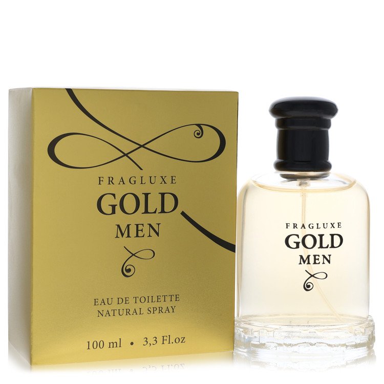 Gold EDT fragrance bottle