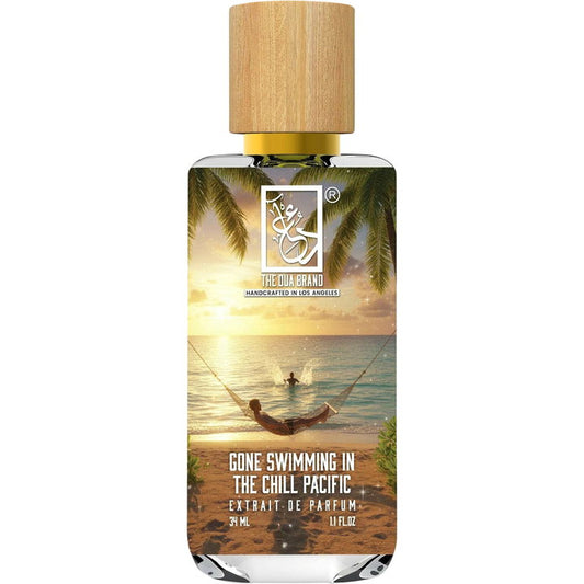 The Dua Brand Gone Swimming in the Chill Pacific fragrance bottle