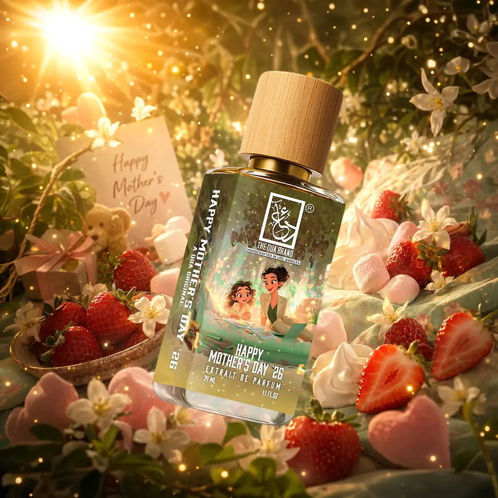 The Dua Brand Happy Mother's Day '26 fragrance bottle