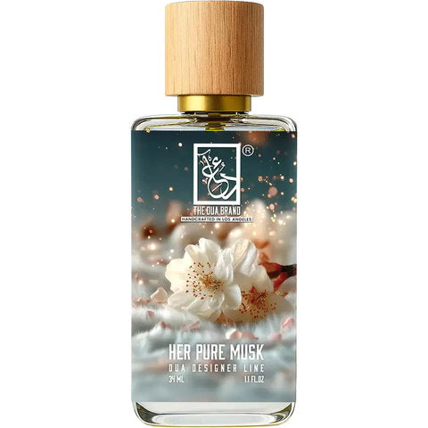 The Dua Brand Her Pure Musk fragrance bottle