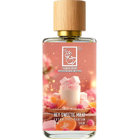 The Dua Brand Hey Sweetie Milk! fragrance bottle