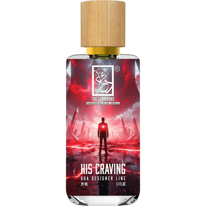 The Dua Brand His Craving fragrance bottle