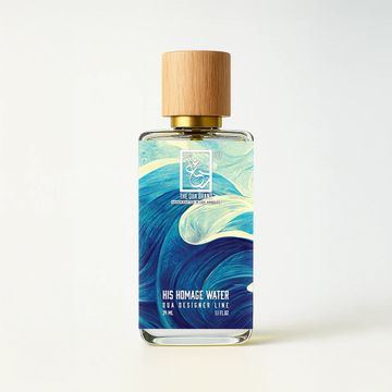 The Dua Brand His Homage Water fragrance bottle