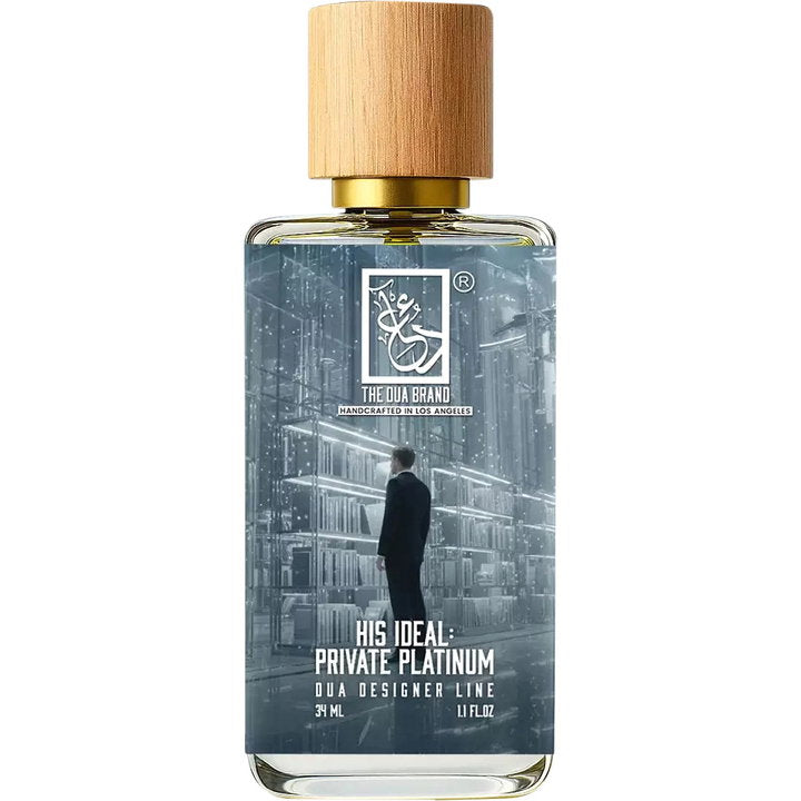 The Dua Brand His Ideal: Private Platinum fragrance bottle