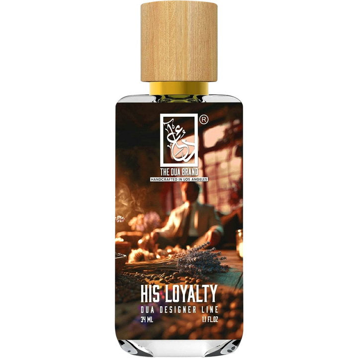 The Dua Brand His Loyalty fragrance bottle