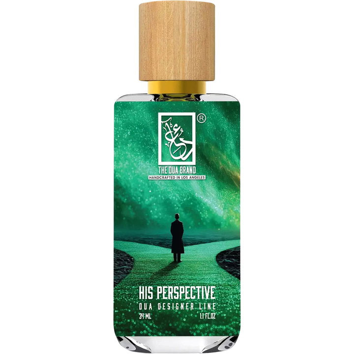 The Dua Brand His Perspective fragrance bottle