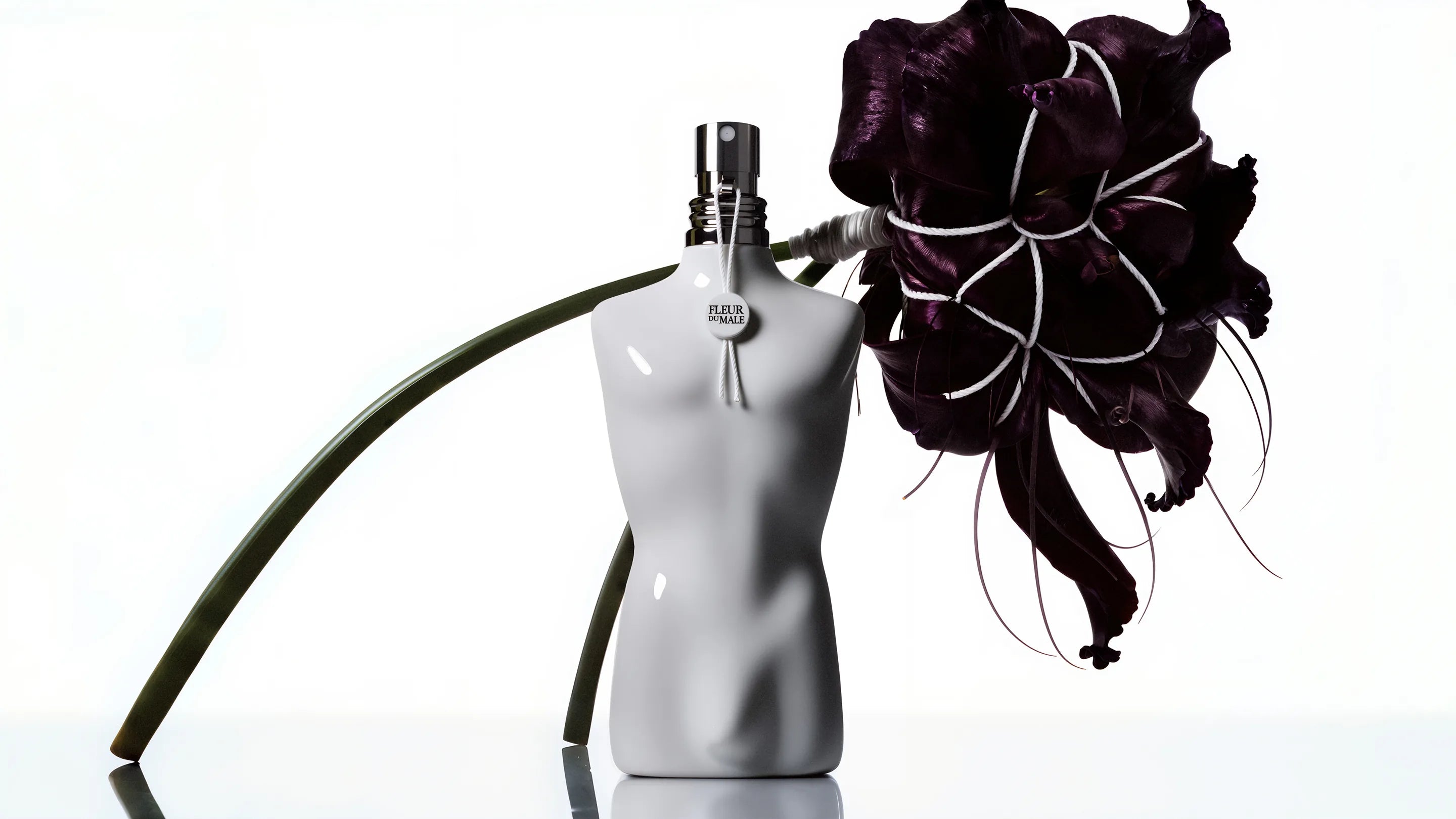 Jean Paul Gaultier Fleur du Mâle 2026 white torso bottle