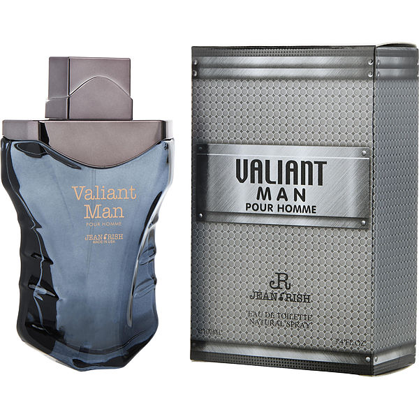Jean Rish Valiant Man EDT fragrance bottle