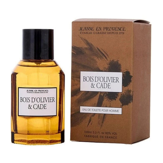 Jeanne En Provence Bois D'olivier & Cade EDT fragrance bottle