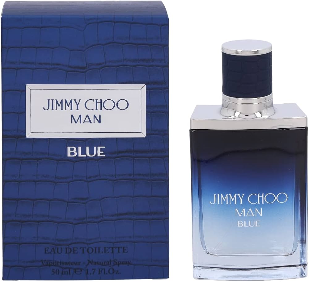 Jimmy Choo Blue EDT fragrance bottle