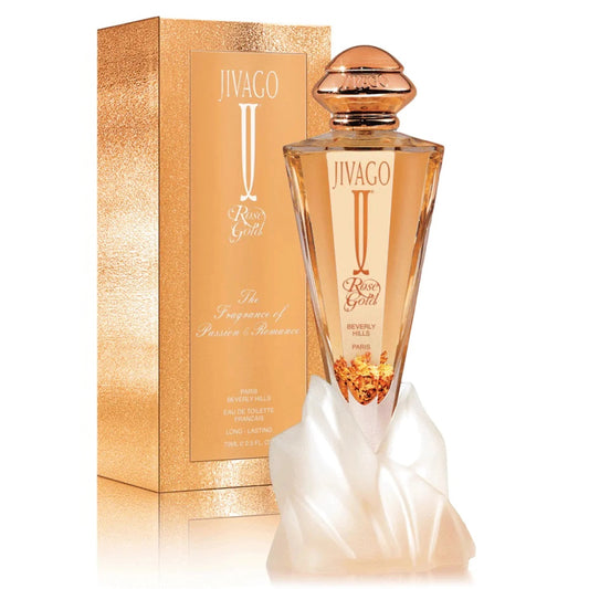 Jivago Rose Gold EDT fragrance bottle