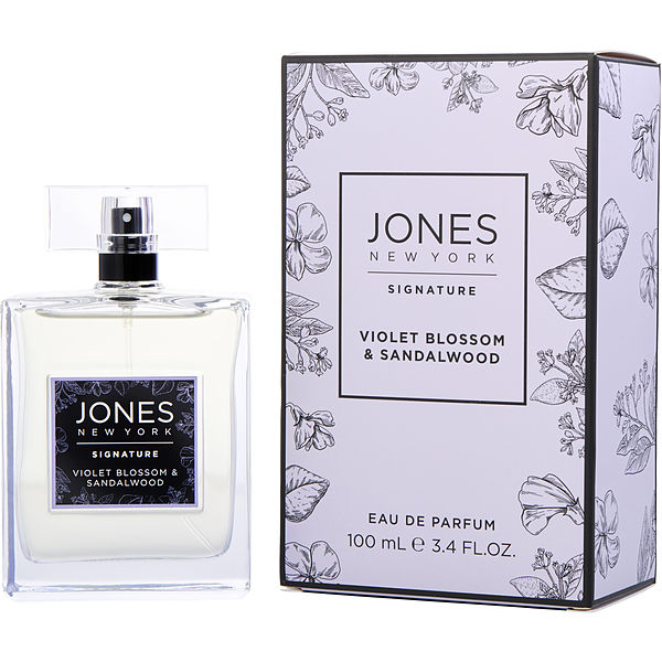 Jones Ny Violet Blossom & Sandalwood EDP fragrance bottle