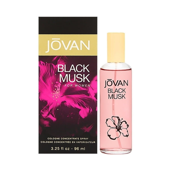Jovan Black Musk COLOGNE fragrance bottle