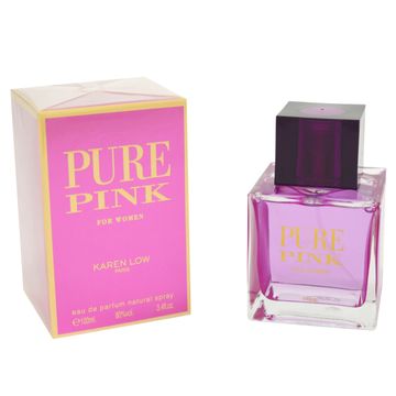 Karen Low Pure Pink EDP fragrance bottle