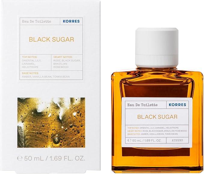 Korres Black Sugar EDT fragrance bottle