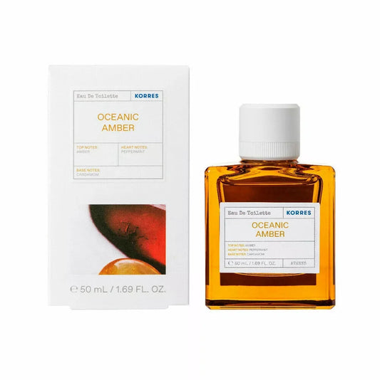 Korres Oceanic Amber EDT fragrance bottle