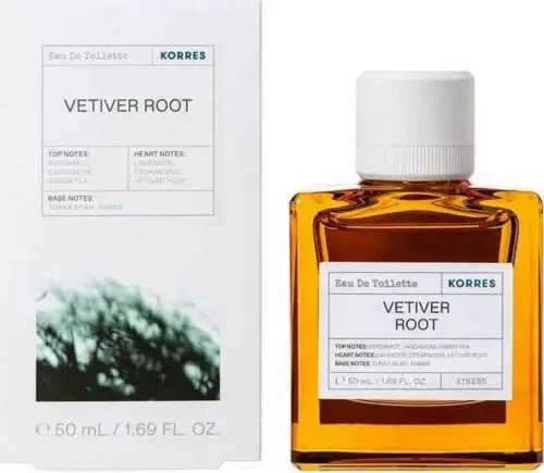 Korres Vetiver Root EDT fragrance bottle