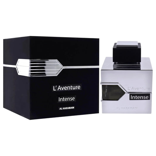Al Haramain L'Aventure Intense EDP fragrance bottle