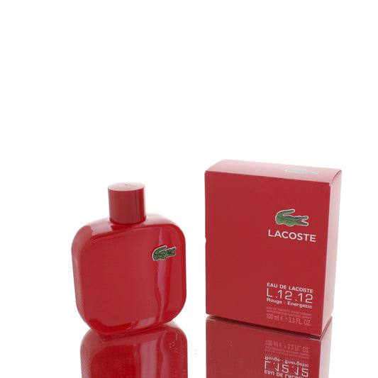 Lacoste Eau de Lacoste L.12.12 Rouge EDT fragrance bottle