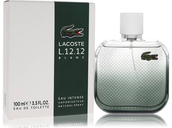 Lacoste L.12.12 Blanc Eau Intense EDT fragrance bottle