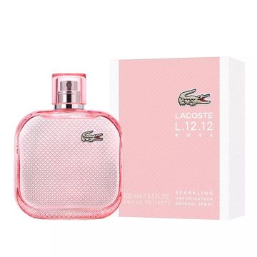 Lacoste L.12.12 Rose Sparkling EDT fragrance bottle