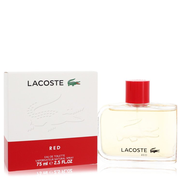 Lacoste Red Style In Play EDT fragrance bottle