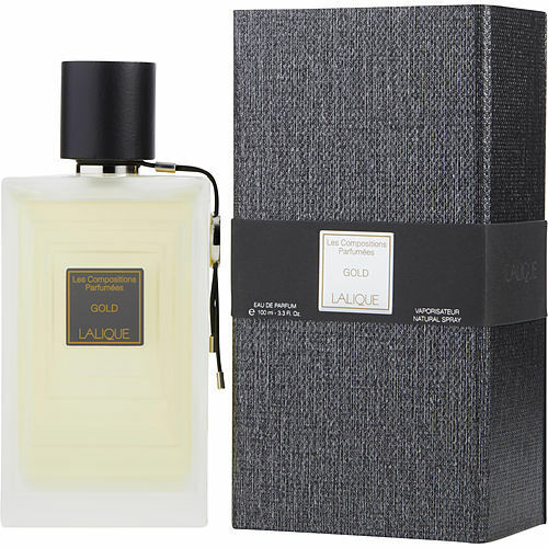 Lalique Les Compositions Parfumees Gold EDP fragrance bottle