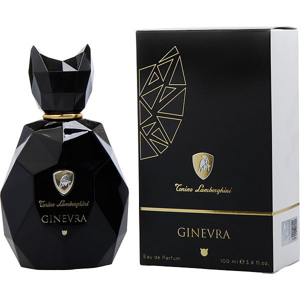 Lamborghini Ginevra Black EDP fragrance bottle