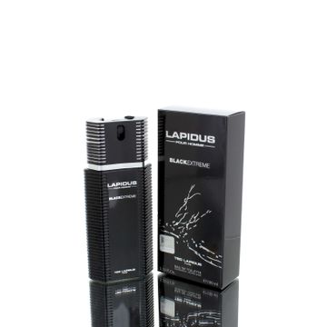 Lapidus Pour Homme Black Extreme EDT fragrance bottle