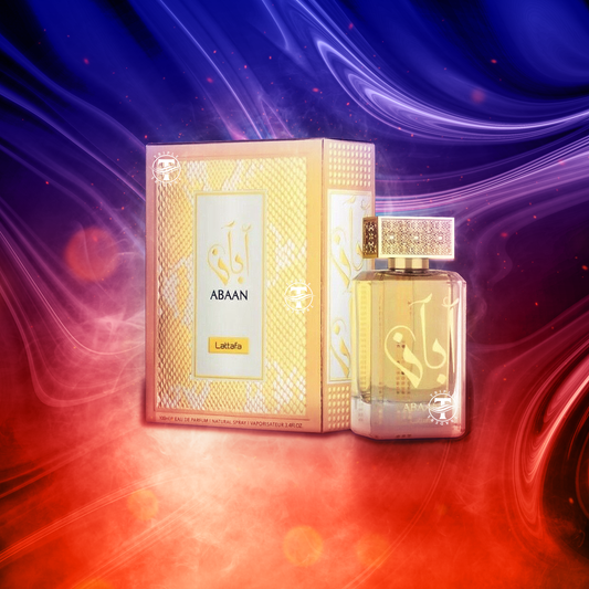 Lattafa Abaan EDP fragrance bottle