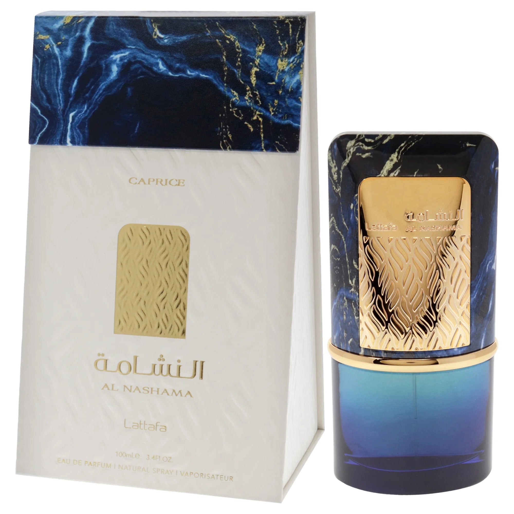 Lattafa Al Nashama Caprice EDP fragrance bottle