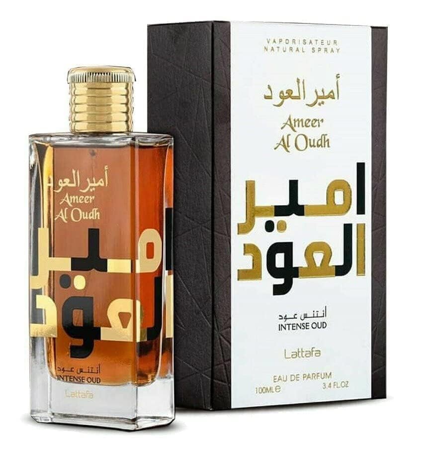 Lattafa Ameer Al Oudh Intense Oud EDP fragrance bottle