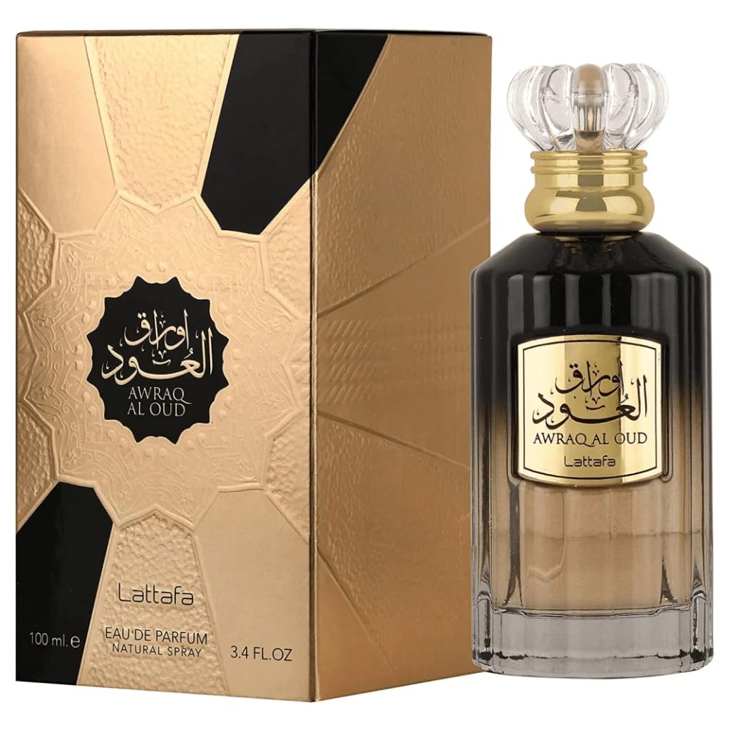 Lattafa Awraq Al Oud EDP fragrance bottle