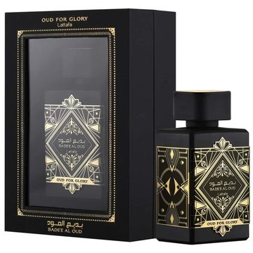 Lattafa Badee Al Oud For Glory EDP fragrance bottle