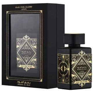 Lattafa Badee Al Oud For Glory EDP fragrance bottle