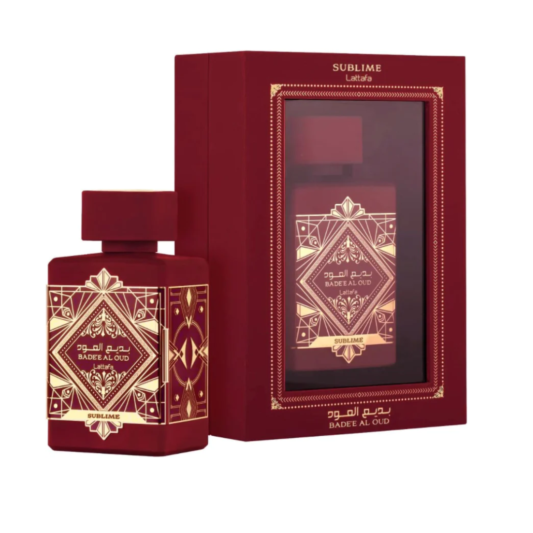 Lattafa Badee Al Oud Sublime EDP fragrance bottle