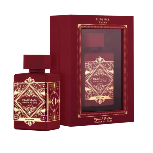 Lattafa Badee Al Oud Sublime EDP fragrance bottle